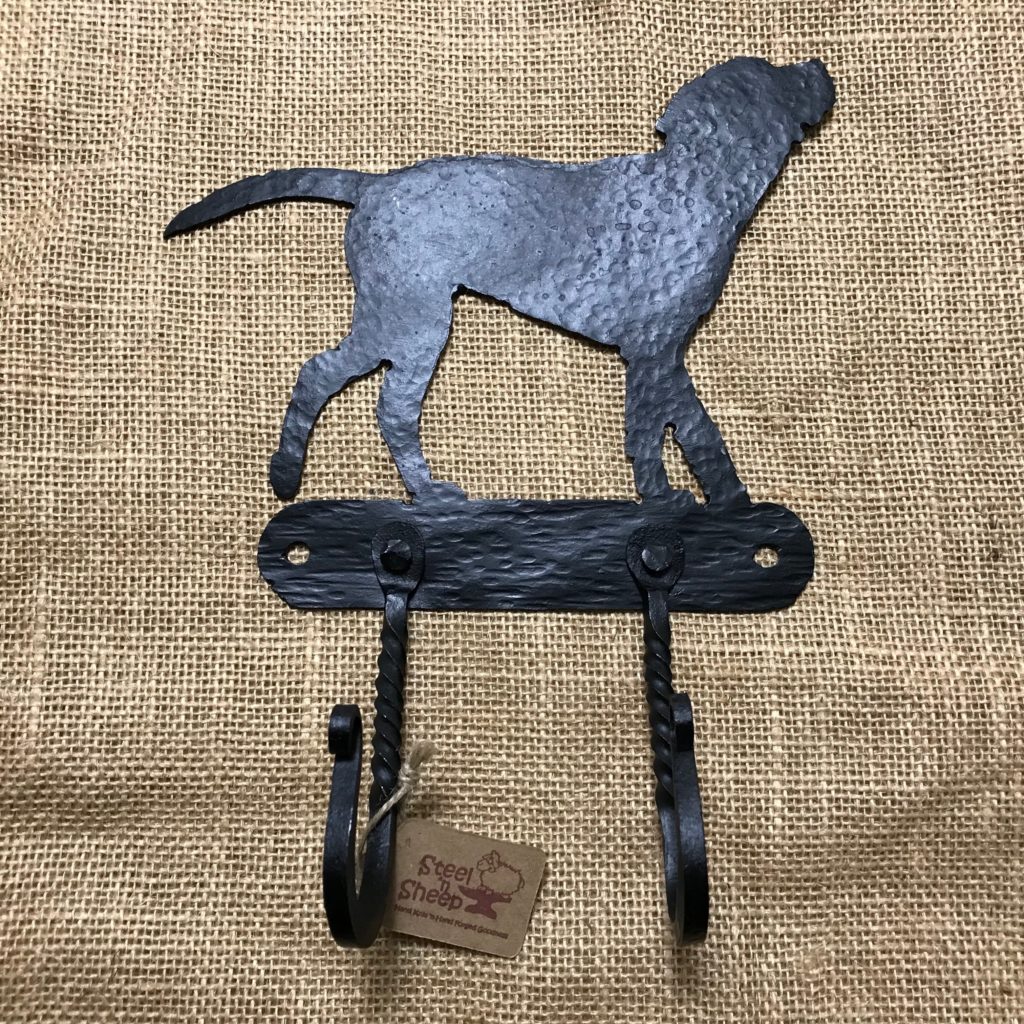 Labrador leash holder